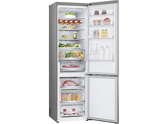 Frigorífico combi - LG GBV5250CPY, Total No Frost, 203 cm, 387 L, DoorCooling+™, FRESHConverter™, Inox antihuellas - Imagen 2