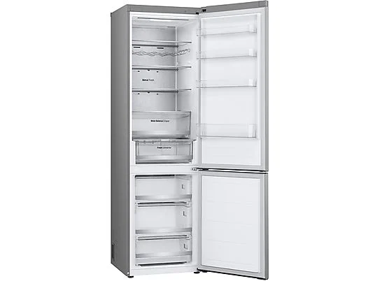 Frigorífico combi - LG GBV5250CPY, Total No Frost, 203 cm, 387 L, DoorCooling+™, FRESHConverter™, Inox antihuellas - Imagen 3