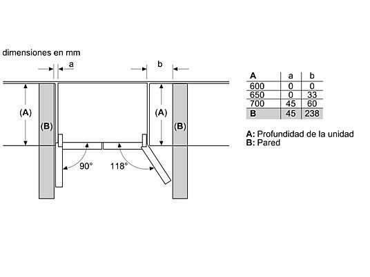 Frigorífico americano - Siemens KF96NVPEA, No Frost, 183 cm, 605 l, Cajón HyperFresh, SuperRefrigeración, Iluminación LED, Inox - Imagen 15