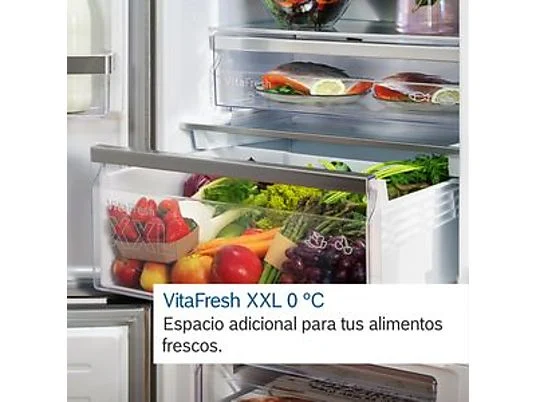 Frigorífico americano - Bosch KFN96APEA, No Frost, 183 cm, 605 l, Capacidad XXL, Cajón BigBox, Inox - Imagen 9