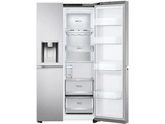 Frigorífico americano - LG ELECTRONICS GSLV91MBAC, Sistema de Frío No Frost, Altura 179 cm, Inox - Imagen 8