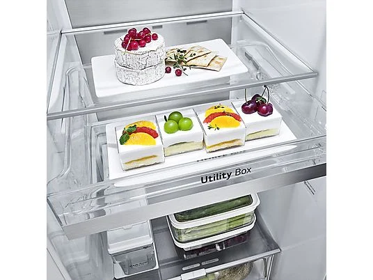 Frigorífico americano - LG ELECTRONICS GSLV91MBAC, Sistema de Frío No Frost, Altura 179 cm, Inox - Imagen 6